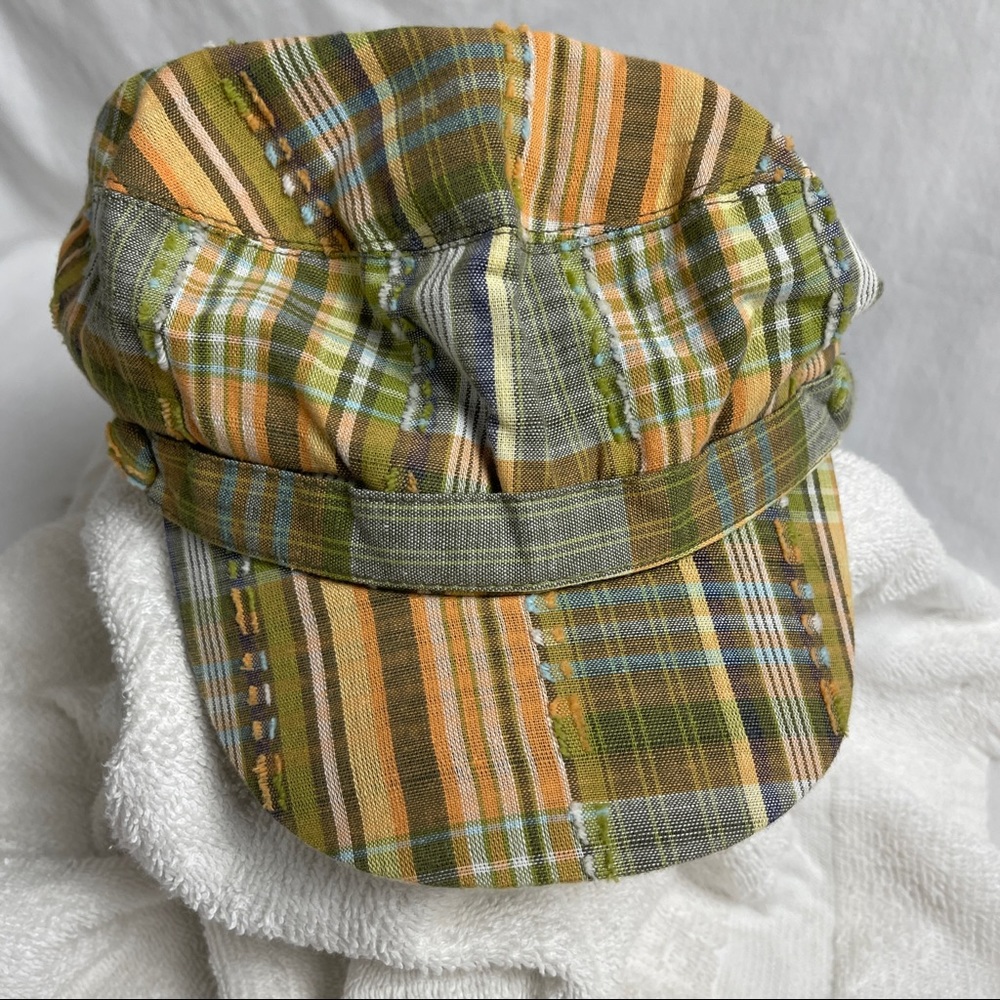 ☃️ 3 for $23 ☃️Madras Newsboy Cap